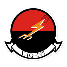 Load image into Gallery viewer, VAQ-133 Wizards Squadron Crest Vinyl Sticker