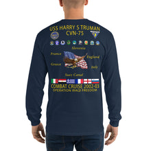 Load image into Gallery viewer, USS Harry S. Truman (CVN-75) 2002-03 Long Sleeve Cruise Shirt