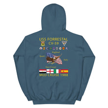 Load image into Gallery viewer, USS Forrestal (CV-59) 1988 Cruise Hoodie