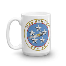 Load image into Gallery viewer, USS Nimitz (CVN-68) Ship&#39;s Crest Mug