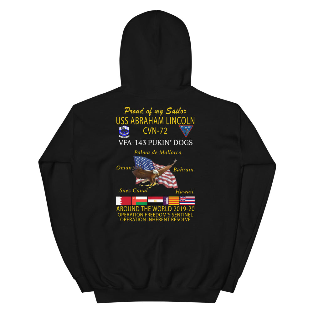 VFA-143 Pukin' Dogs 2019-20 Cruise Hoodie - Family