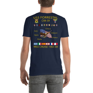 USS Forrestal (CVA-59) 1965-66 Cruise Shirt