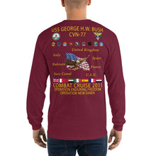 Load image into Gallery viewer, USS George HW Bush (CVN-77) 2011 Long Sleeve Cruise Shirt
