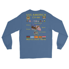 Load image into Gallery viewer, USS America (CV-66) 1982-83 Long Sleeve Cruise Shirt