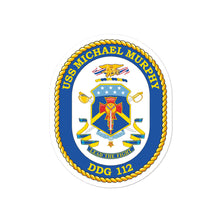 Load image into Gallery viewer, USS Michael Murphy (DDG-112) Ship&#39;s Crest Vinyl Sticker