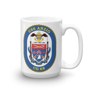 USS Anzio (CG-68) Ship's Crest Mug
