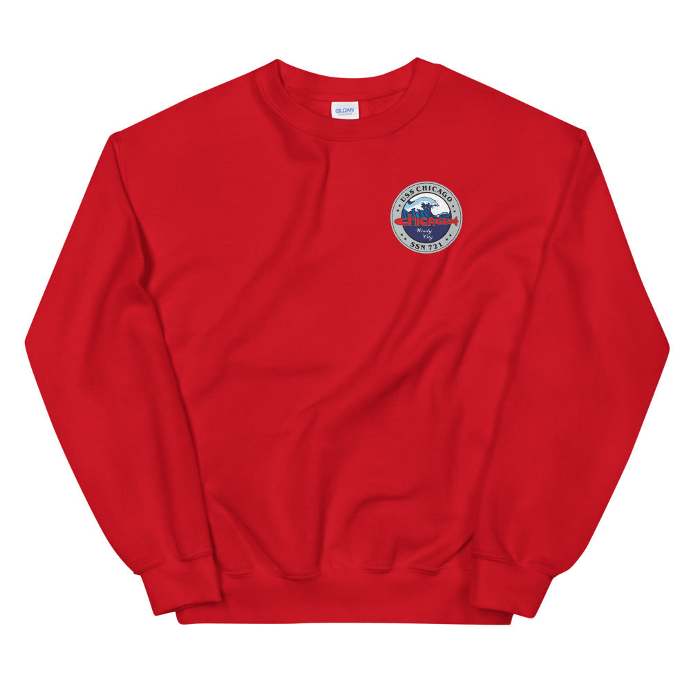 USS Chicago (SSN-721) SE Ship's Crest Sweatshirt