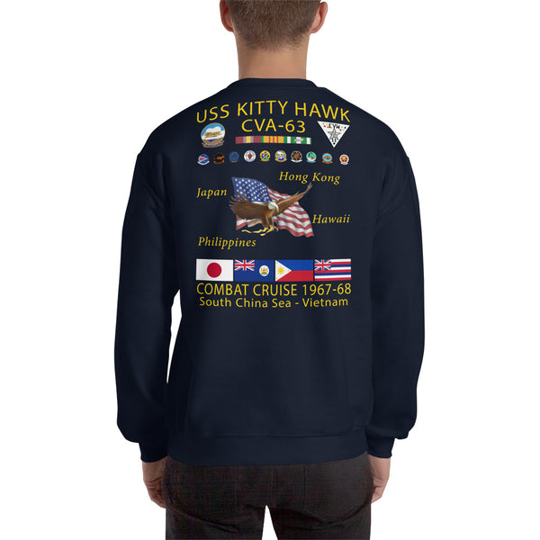 USS Kitty Hawk (CVA-63) 1967-68 Cruise Sweatshirt