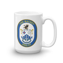 Load image into Gallery viewer, USS Halsey (DDG-97) Ship&#39;s Crest Mug
