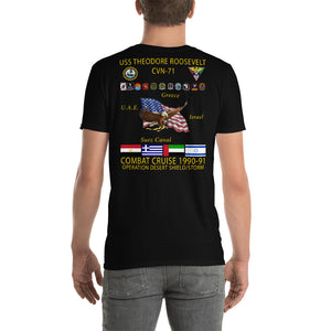 USS Theodore Roosevelt (CVN-71) 1990-91 Cruise Shirt