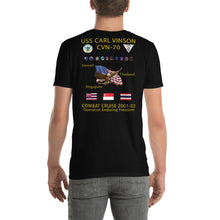 Load image into Gallery viewer, USS Carl Vinson (CVN-70) 2001-02 Cruise Shirt