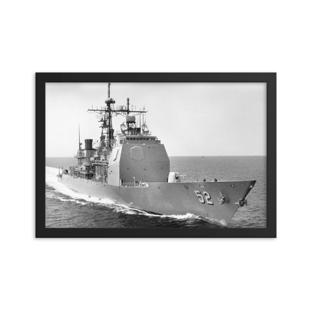 USS Bunker Hill (CG-52) Framed Ship Photo
