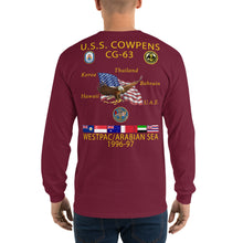 Load image into Gallery viewer, USS Cowpens (CG-63) 1996-97 Long Sleeve Cruise Shirt