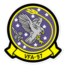 Load image into Gallery viewer, VFA-97 Warhawks Squadron Crest Vinyl Sticker
