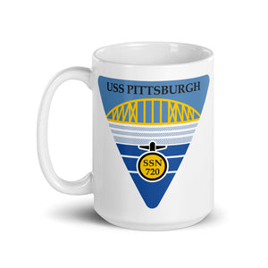 USS Pittsburgh (SSN-720) Ship's Crest Mug