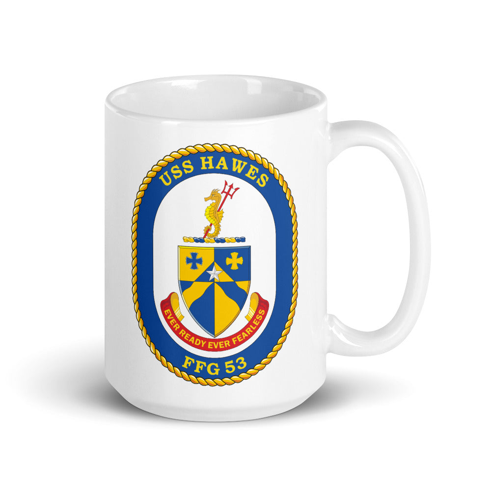 USS Hawes (FFG-53) Ship's Crest Mug