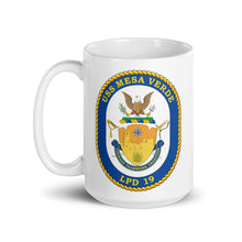 Load image into Gallery viewer, USS Mesa Verde (LPD-19) Ship&#39;s Crest Mug