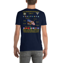 Load image into Gallery viewer, USS Theodore Roosevelt (CVN-71) 1996-97 Cruise Shirt