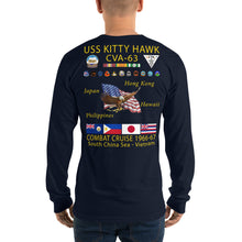 Load image into Gallery viewer, USS Kitty Hawk (CVA-63) 1966-67 Long Sleeve Cruise Shirt