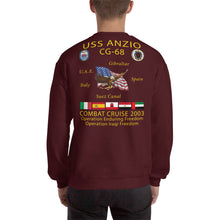 Load image into Gallery viewer, USS Anzio (CG-68) 2003 Cruise Sweatshirt