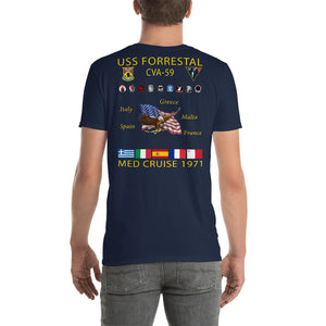 USS Forrestal (CVA-59) 1971 Cruise Shirt