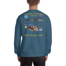 Load image into Gallery viewer, USS Dwight D. Eisenhower (CVN-69) 1983 Cruise Sweatshirt