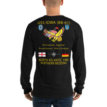 Load image into Gallery viewer, USS Iowa (BB-61) 1986 Long Sleeve Cruise Shirt