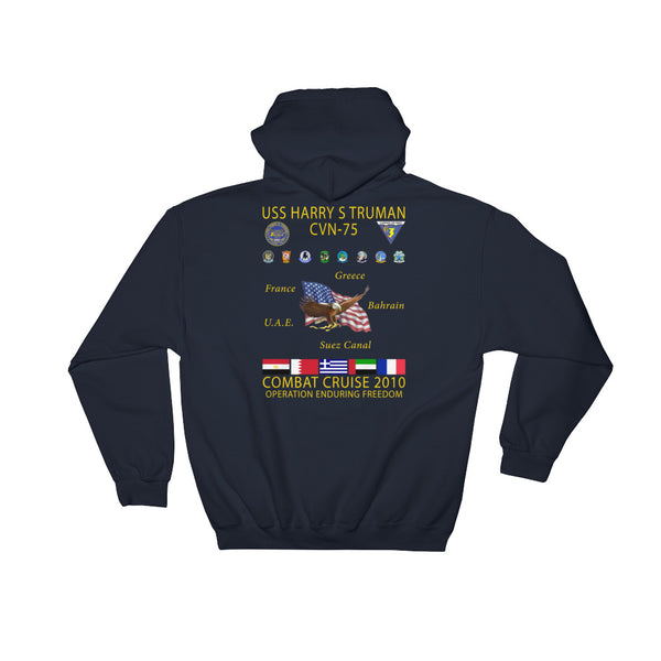 USS Harry S. Truman (CVN-75) 2010 Cruise Hoodie