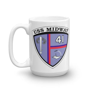 USS Midway (CVA/CV-41) Ship's Crest Mug