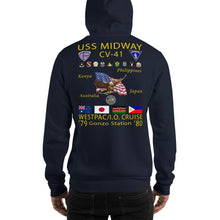 Load image into Gallery viewer, USS Midway (CV-41) 1979-80 Cruise Hoodie