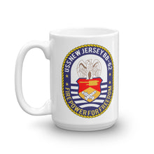 Load image into Gallery viewer, USS New Jersey (BB-62) Ship&#39;s Crest Mug