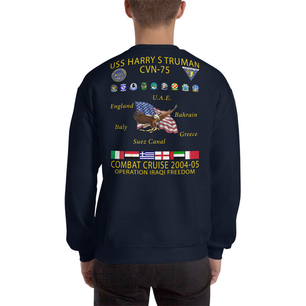 USS Harry S. Truman (CVN-75) 2004-05 Cruise Sweatshirt
