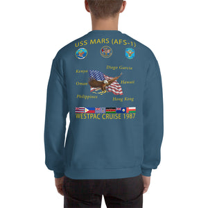 USS Mars (AFS-1) 1987 Cruise Sweatshirt