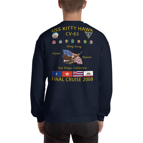 USS Kitty Hawk (CV-63) 2008 Cruise Sweatshirt