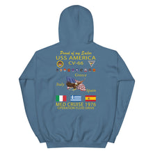 Load image into Gallery viewer, USS America (CV-66) 1976 Cruise Hoodie - FAMILY