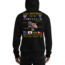 Load image into Gallery viewer, USS Midway (CV-41) 1979-80 Cruise Hoodie