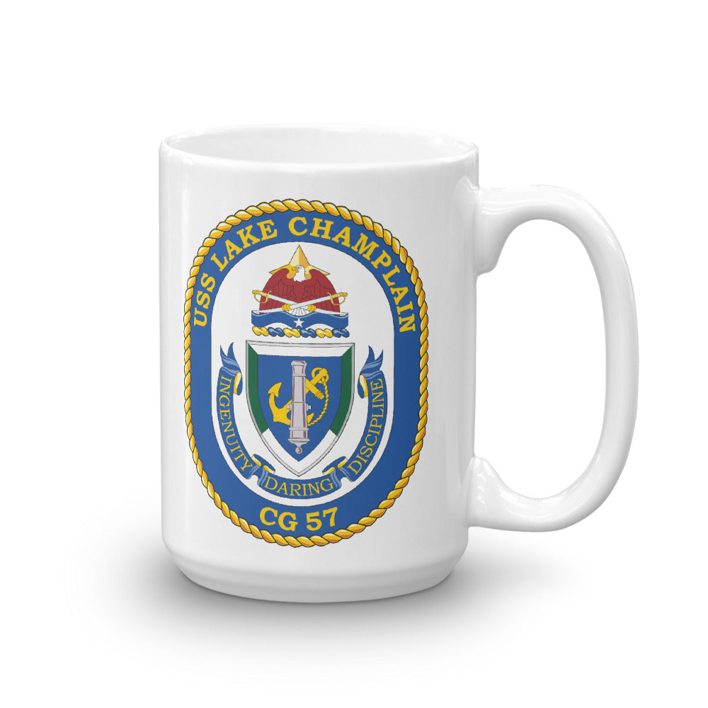 USS Lake Champlain (CG-57) Ship's Crest Mug