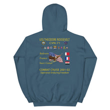 Load image into Gallery viewer, USS Theodore Roosevelt (CVN-71) 2001-02 Cruise Hoodie
