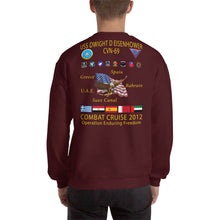 Load image into Gallery viewer, USS Dwight D. Eisenhower (CVN-69) 2012 Cruise Sweatshirt