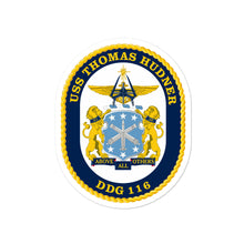 Load image into Gallery viewer, USS Thomas Hudner (DDG-116) Ship&#39;s Crest Vinyl Sticker