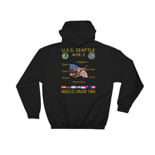 Load image into Gallery viewer, USS Seattle (AOE-3) 1989 Cruise Hoodie