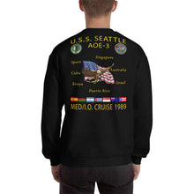Load image into Gallery viewer, USS Seattle (AOE-3) 1989 Cruise Sweatshirt