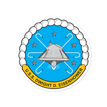 Load image into Gallery viewer, USS Dwight D. Eisenhower (CVN-69) Ship's Crest Vinyl Sticker