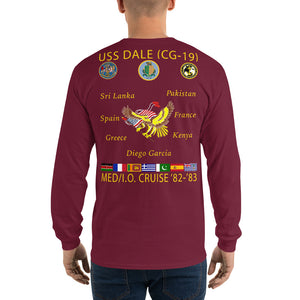 USS Dale (CG-19) 1982-83 Long Sleeve Cruise Shirt