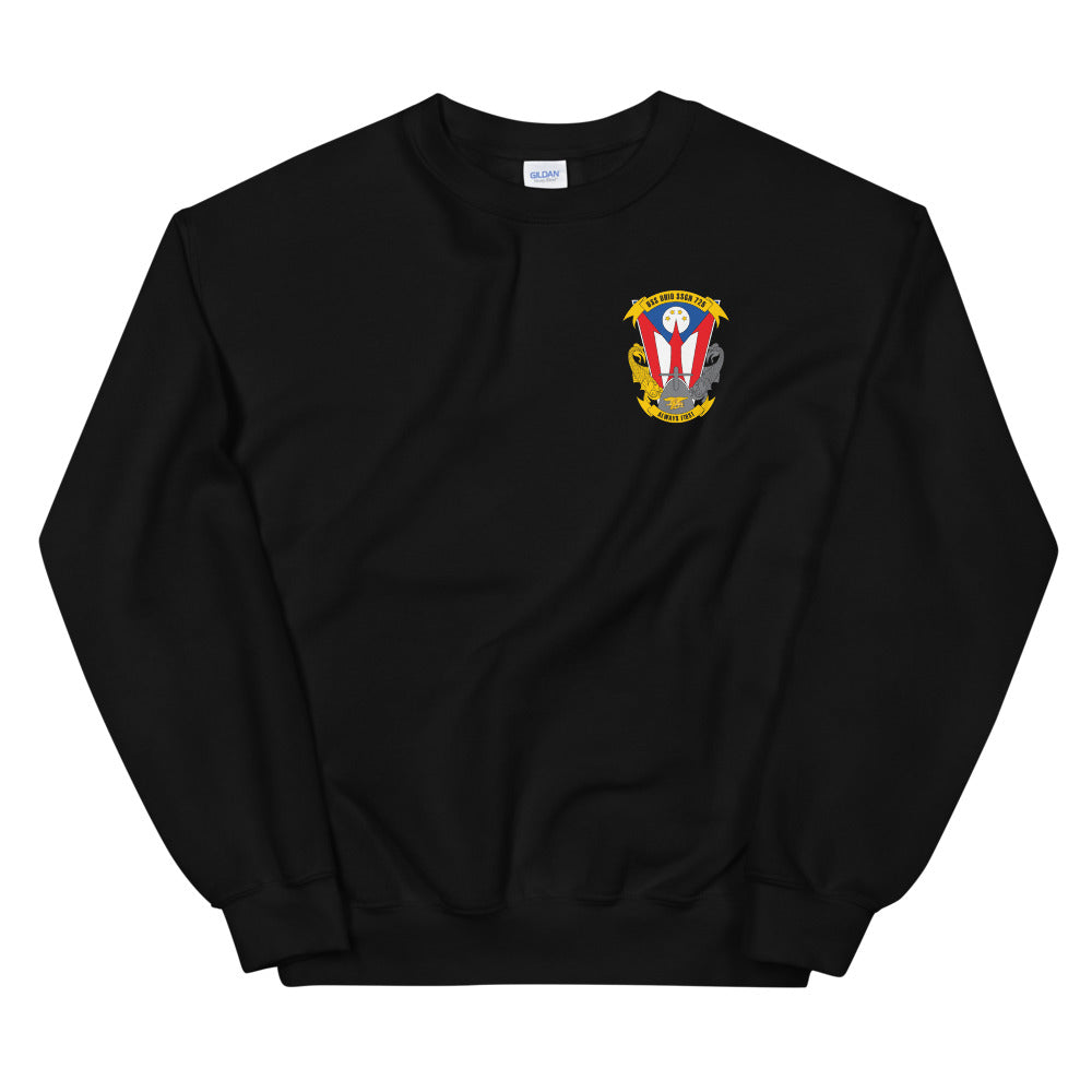 USS Ohio (SSGN-726) Full Ship's Crest Sweatshirt