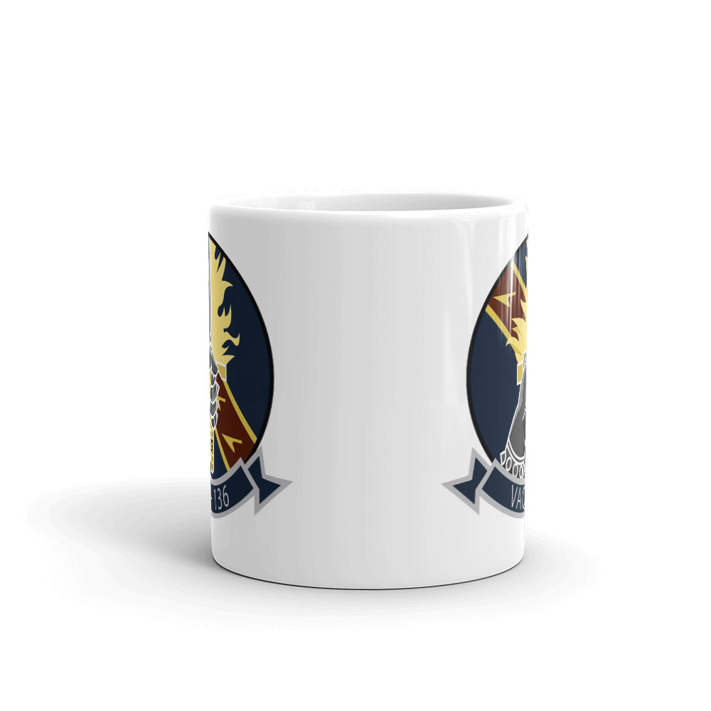 VAQ-136 Gauntlets Squadron Crest Mug