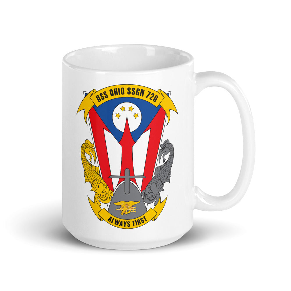 USS Ohio (SSGN-726) Full Ship's Crest Mug