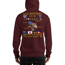 Load image into Gallery viewer, USS Midway (CV-41) 1979-80 Cruise Hoodie