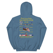 Load image into Gallery viewer, USS Constellation (CV-64) 1999 Cruise Hoodie - FAMILY
