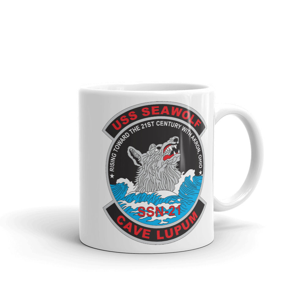 USS Seawolf (SSN-21) Ship's Crest Mug